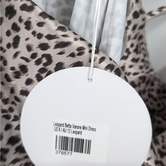 Pali women’s leopard dress spaghetti strap size 8 new tags - Picture 5 of 6
